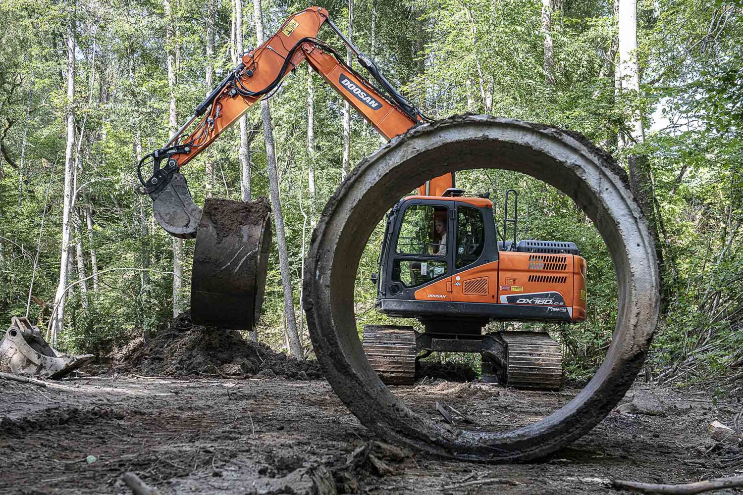 The first phase of the project is complete - the 60 meter long culvert is now a thing of the past.
