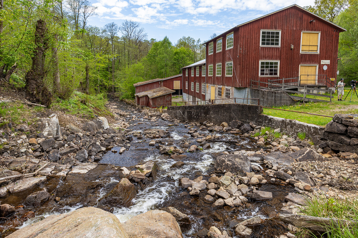 Upstream from the now-demolished dam at Okome Mill, the water flows freely.
Photo: Nicka Hellenberg